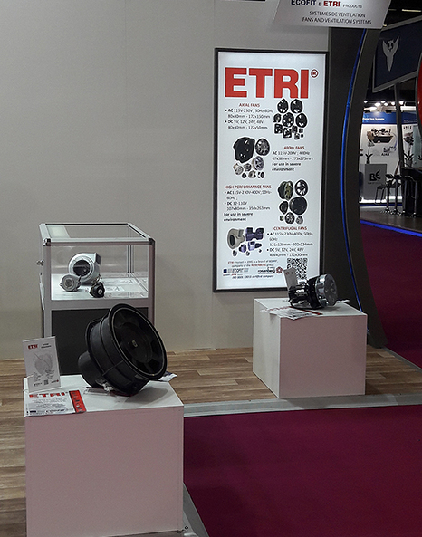 Ventilateurs ETRI sur le salon EUROSATORY